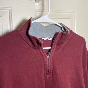 Izod 3/4 zip long sleeve sweater